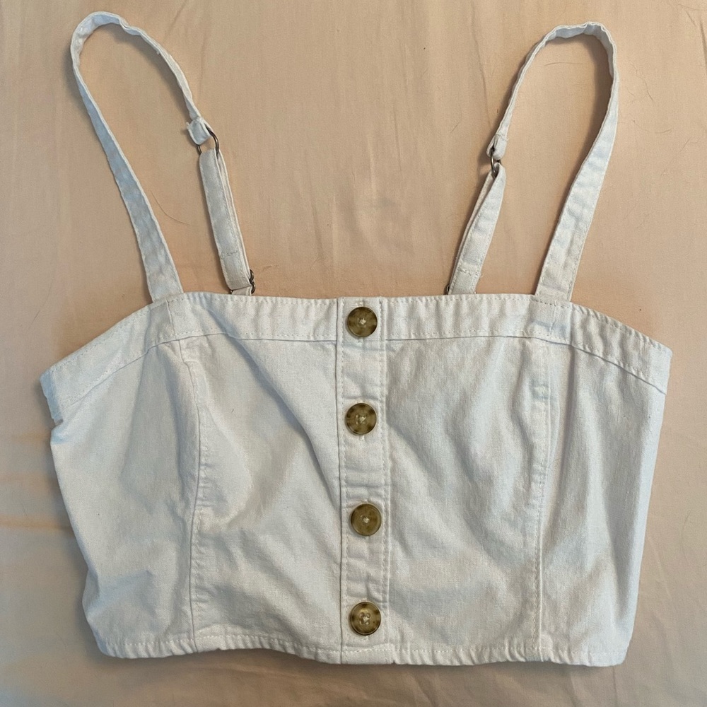 Abercrombie & Fitch White Size Small Top